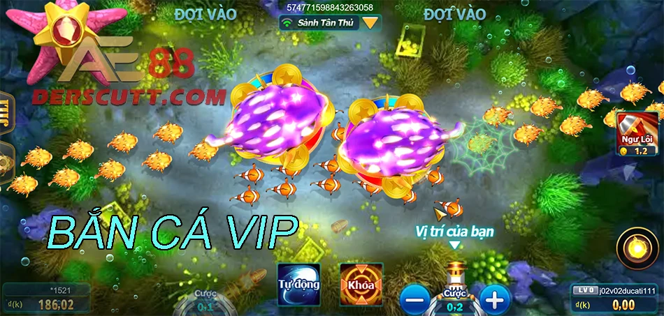 Bắn cá VIP - Trò chơi ấn tượng