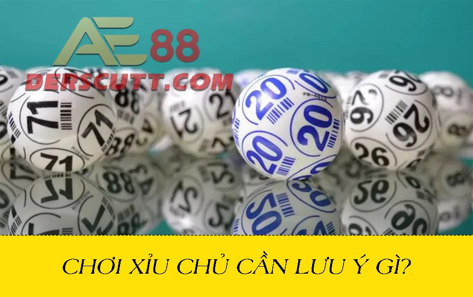 Lưu ý cần nắm khi chơi xỉu chủ