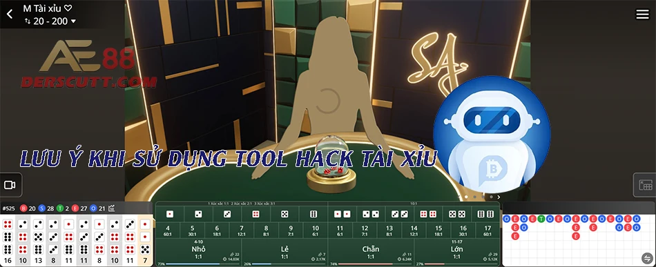 Lưu ý khi sử dụng tool hack Tài Xỉu