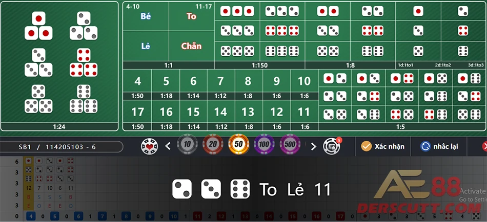 Soi cầu 3-2-1 1-2-3